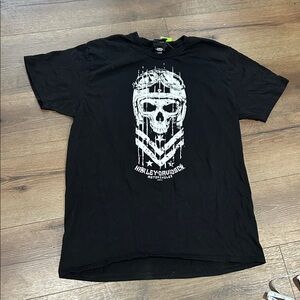 Harley-Davidson Monterey Tannery Row  Black Skull Tee ! XL